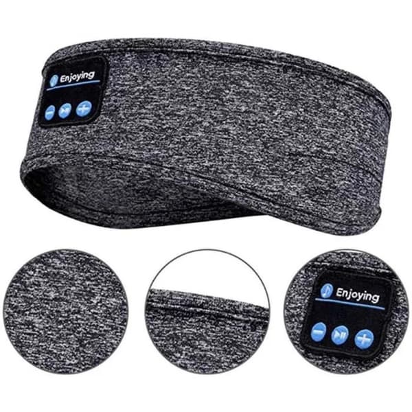 Bluetooth Sovhörlurar, Ultratunna, Svettresistenta, HD Stereo, för Sport & Natt