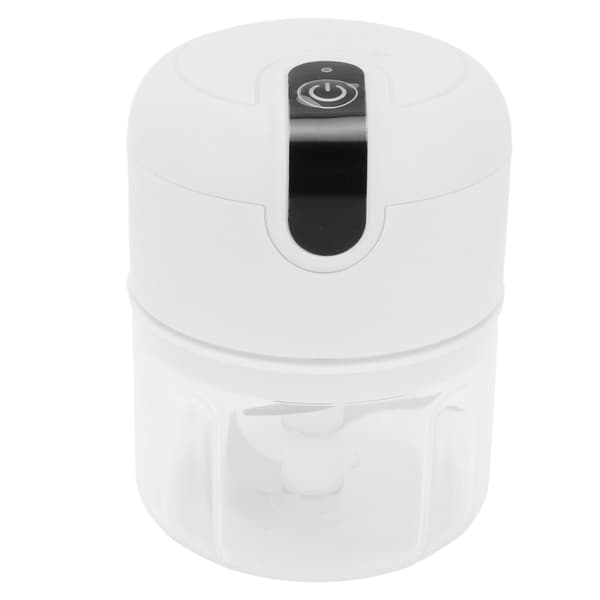 USB Genopladelig Hvidløgshakker, 250 ml, Klinge i Rustfrit Stål, Mini, til Nødder Ingefær Løg Grøntsager