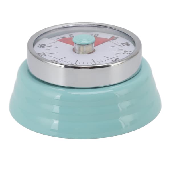 Visuell nedräkningstimer 60 minuter, magnetisk cirkulär timer för lärare klassrum barn matlagning kontor, ljusgrön