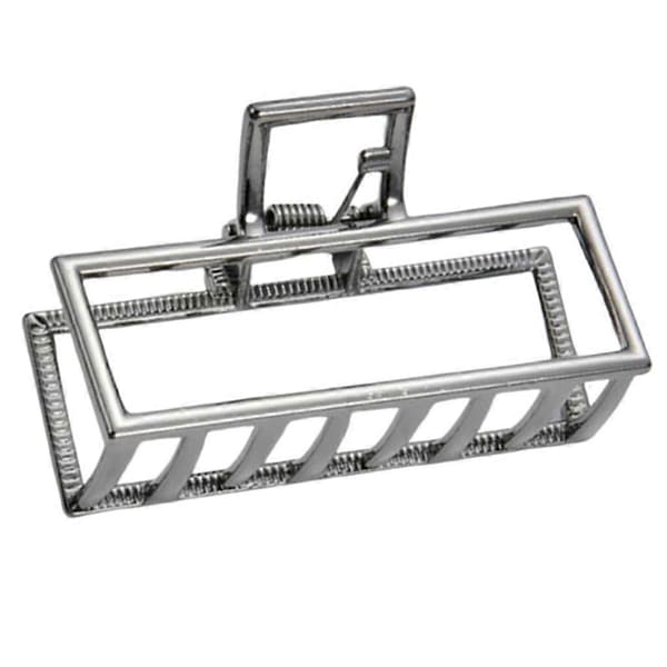 Stilfuld hårklemme til kvinder med tykt hår - Sort rektangeldesign 6 Pcs