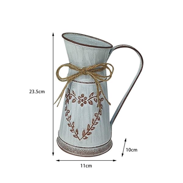 Vase for tørkede blomster, kunstige blomster, rustikk hjemmebryllupsdekor
