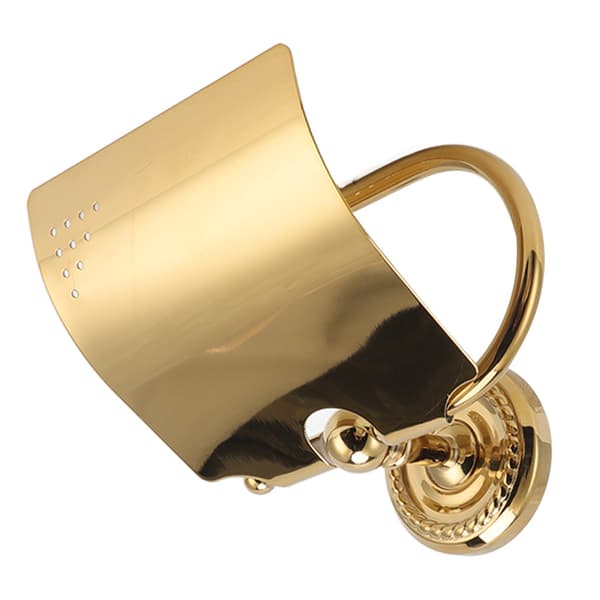 Veggmontert papirhåndkleholder, messing rustfritt stål, tørkerullholder for baderom