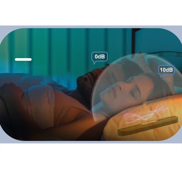 Benledning Bluetooth 5.4 Høyttaler, Putemusikkspiller med Timer, Søvn og Avslapning, Blå Blue
