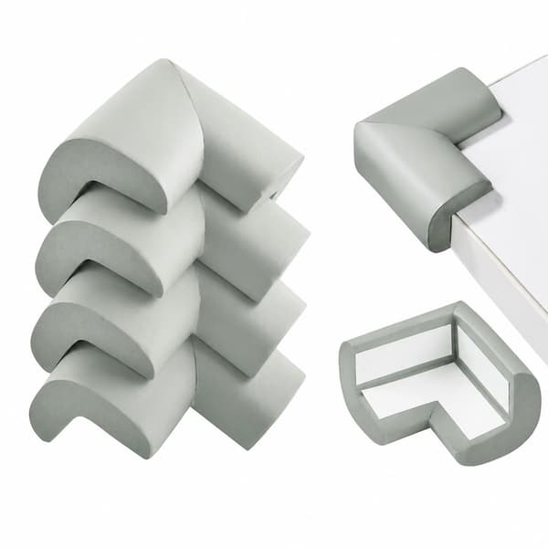 4-pack hörnskydd för möbler, babysäkerhet, mjuka skumkantskydd, barnsäkra