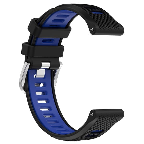 Silikone urrem til Garmin Forerunner 265/255/Venu 2/Vivoactive 4, sort