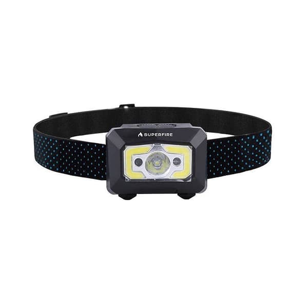 Superfire X30 pandelampe, 340LM, USB genopladelig, bevægelsessensor, Cree LED, udendørs