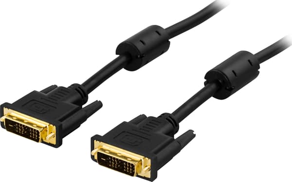 DVI-D skjermkabel, hann til hann, 3m, digital videokabel for PC