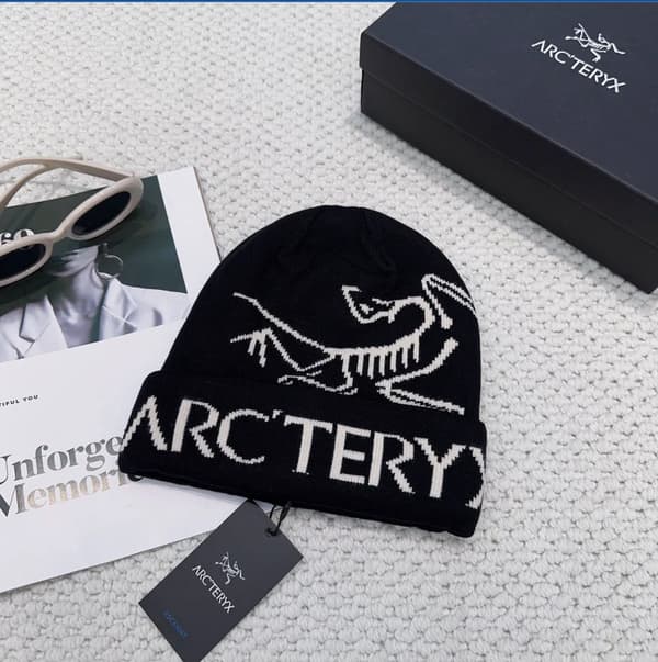 Bird Word Toque Hvit Void Ulllue Unisex Varm Vinter Black