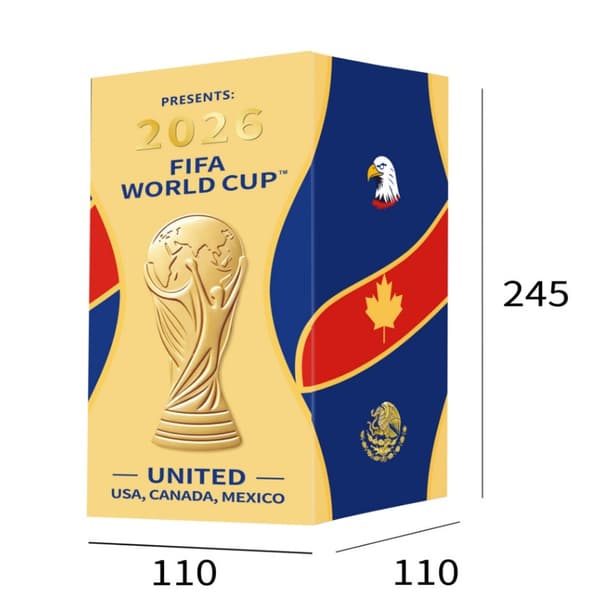 Whiskyflaska i högt borosilikatglas, Trophy Hercules Cup, Transparent, 2026 World Trophy Design