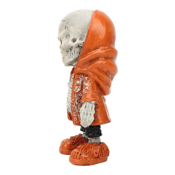 Skelettfigur i harts, cool utsökt staty, heminredning, present typ D