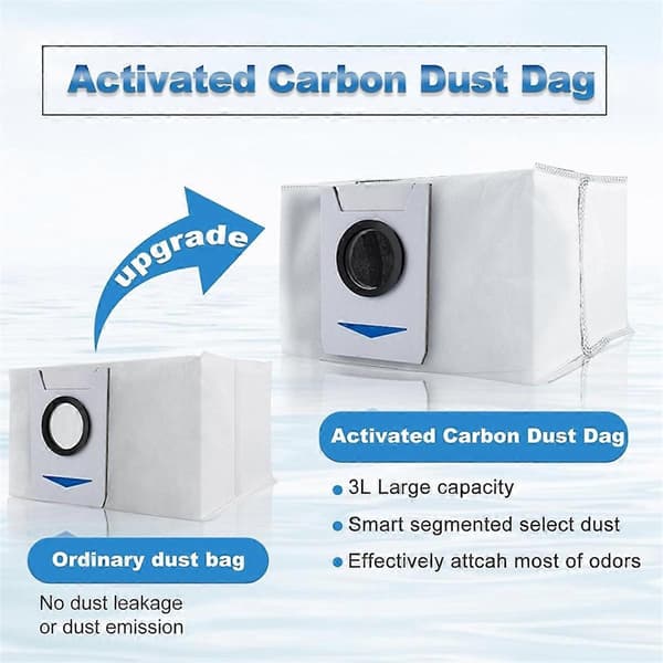 20 stk. til Ecovacs Deebot T20 Omni feierobot tilbehør hovedsidebørste støvpose mopprenser P