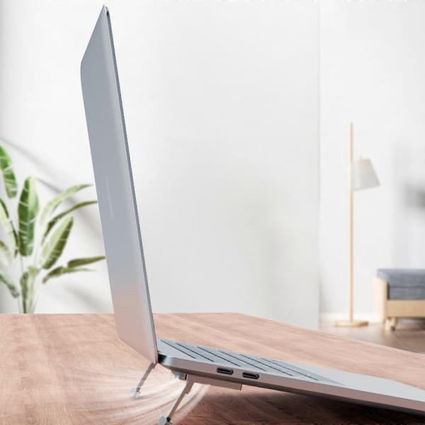 Foldbart Laptopstativ Bærbart Mini Laptopstativ Usynligt Kølestativ Skridsikkert til Luftoverflader Tablets Multicolor