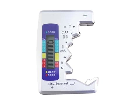 Universal digital batteritestare för AA AAA DN 9V 1.5V batterier, knappcell, mini små batterier Beijiyi