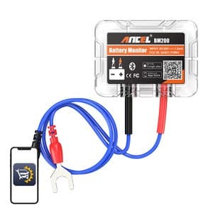 Bluetooth Batteritester Ancel BM200, 6-20V DC, 12V Bilbatteri Diagnostisk Værktøj