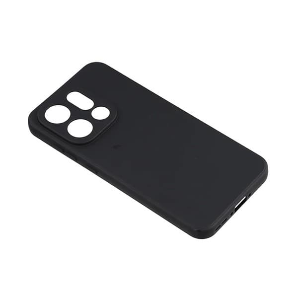 Hærdet glas-sæt med flydende silikonecover til Oppo Find X9 black
