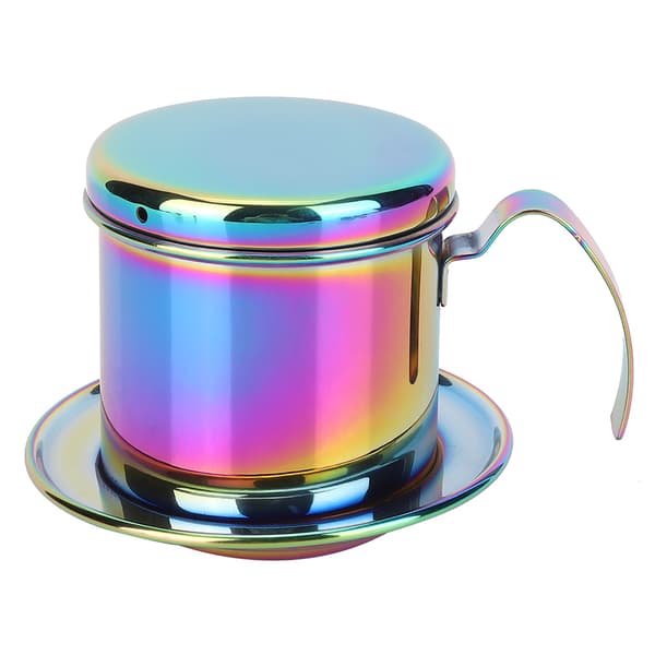 Kaffedrypper i rustfritt stål, gjenbrukbart filter, bærbar dryppkaffetrakter