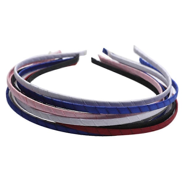 10 stk. Hårelastikker, Satin Scrunchie Pandebånd Hårbånd Elastiske Chouchous Hår Mixed