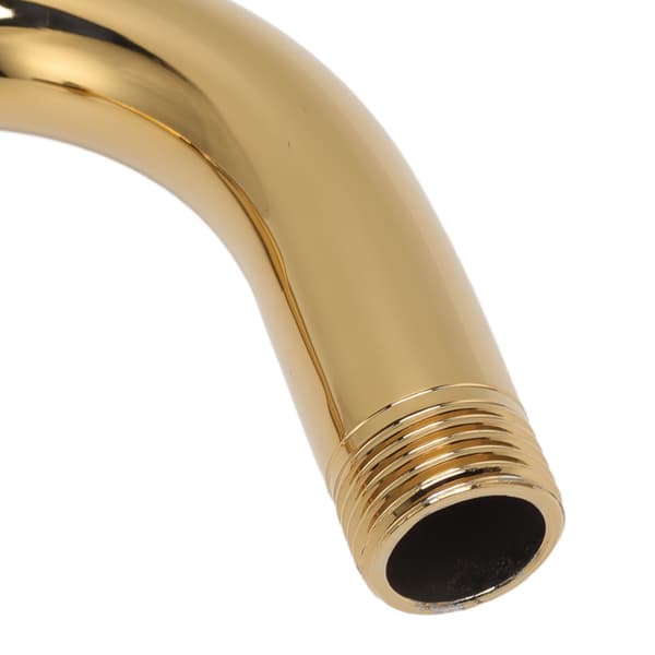 Guld bruseforlængerarm, rustfrit stål, vægmonteret med flange
