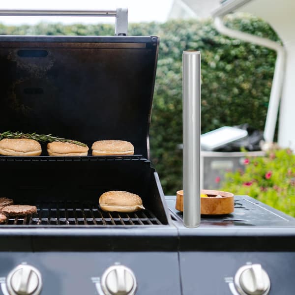 Aluminiumfolierulle, silver, multifunktionellt underlägg för köksbakning, grillning och BBQ