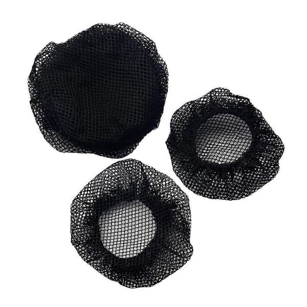 2x 10-pack Dam Hår Snodd Solid Virkad Hårnät Skridskoåkning Gym Dans