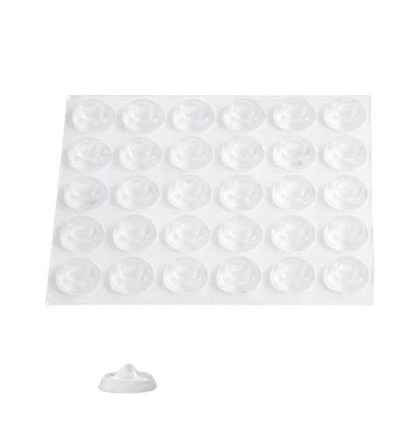 Snowboard Stomp Pads Halkskydd, 30-pack, Transparent, Silikon, Liten Storlek