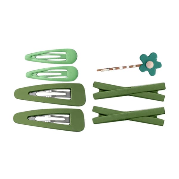 3x7st Hårklämmor för flickor Håraccessoarer i Resin Present Mode Barrettes Snap 6 Pcs