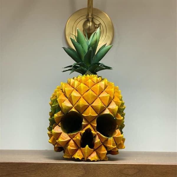 Halloween Ananas Prydnad Harts Hantverk, Förpackad, Dekorativ Figur