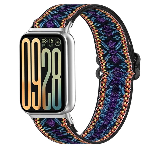 Elastiskt nylonarmband för Xiaomi Mi Band 9 Pro / Redmi Watch 5, Andningsbart, Justerbart
