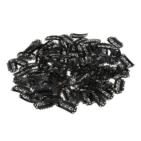 300 stk. Hårdele Hår Extensions Snap Clips til Kvinder U Form 2,8 cm