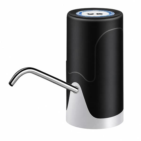 Automatisk Vattenpump Dispenser, Trådlös Batteridriven, Munstycke i Rostfritt Stål, för 5L-18.9L Flaskor