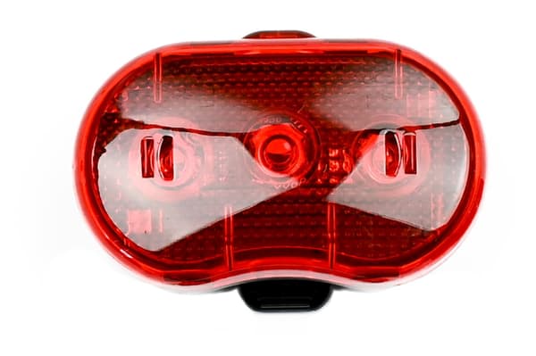 LED Sykkelbaklys, Rød, 3 Moduser, IPX3, for Setepinne 25.4-31.8mm