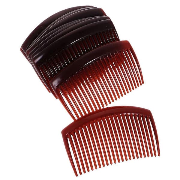2x 12 Stycken / Set Hårkammar i Plast Eleganta Hår Modeaccessoarer Storlek (L X