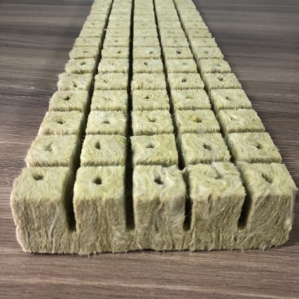 Rockwool-kuber för fröstart, 50-pack, jordfritt hydroponiskt odlingsmedium-40*40