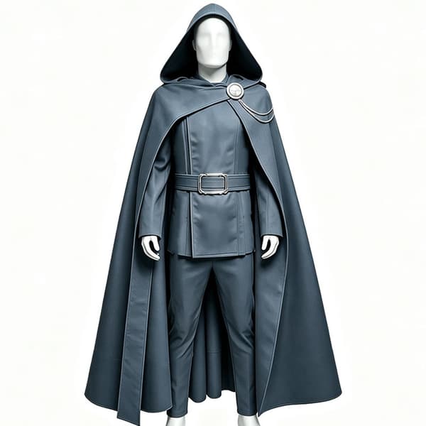Doctor Doom Cosplay-dräkt, Avengers 5 Endgame komplett set, polyester, S S-Full Set