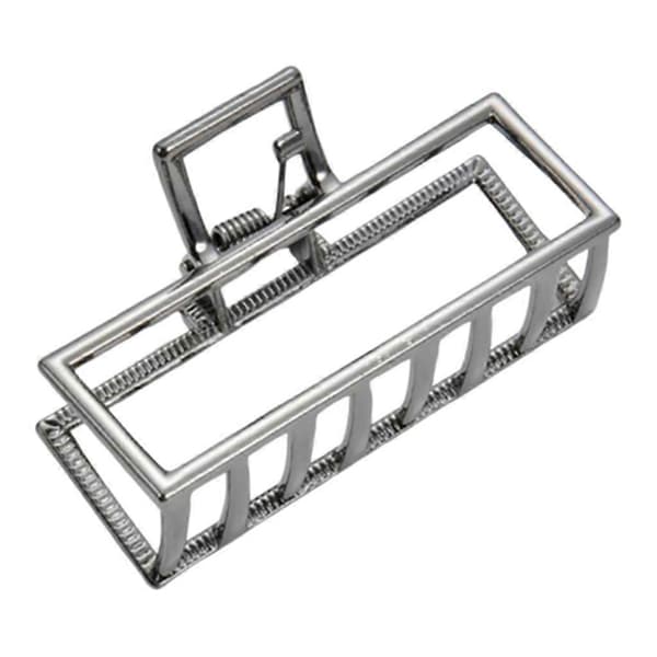 Stilfuld hårklemme til kvinder med tykt hår - Sort rektangeldesign 6 Pcs