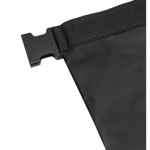 Vandtæt Tørpose 20L, Sort, PVC, Kraftig, til Camping, Kajakroning, Vandring 20L