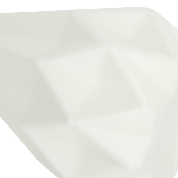 Geometrisk Keramiklook Plastblomvas, Minimalistisk Stil för Vardagsrumsbord