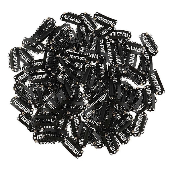 300 stk. Hårdele Hår Extensions Snap Clips til Kvinder U Form 2,8 cm