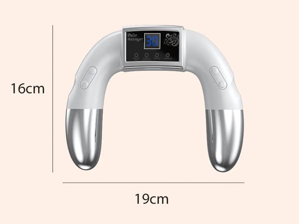 EMS Håndmassager, Elektrisk Pulsterapi til Smertelindring, 7 Tilstande, 50 Niveauer, Genopladelig