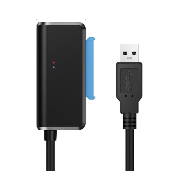 USB 3.0 till SATA-adapter för 2,5/3,5 tums hårddisk, datakabel