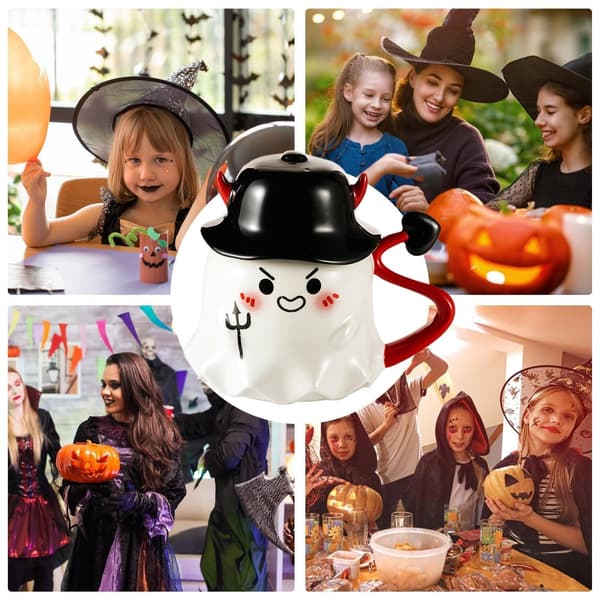 Halloween kaffemugg, keramikmugg, 201-300ml, alternativ A