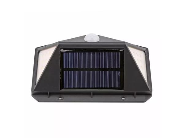 100 LED Solcellsdriven Rörelsesensorlampa, Utomhusvägglampa med Skymningssensor, Vattentät