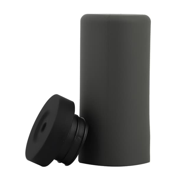 Silikonklämflaska för lotion, schampo, duschgeldispenser, grå, diskmedel