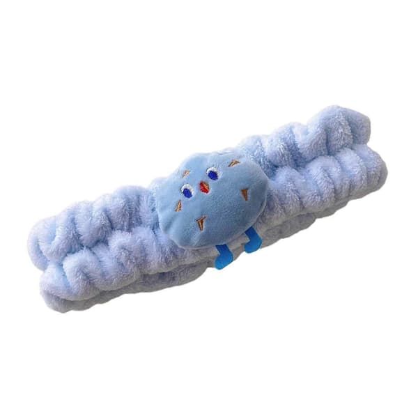 SPA Hårbånd for Ansiktsvask, Dusjhårbånd Elastisk Yoga Sport Blue