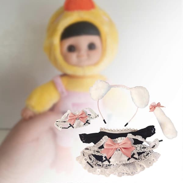 20 cm Plyschdocka Kläder Docktillbehör Mode Anime Figur Kläder