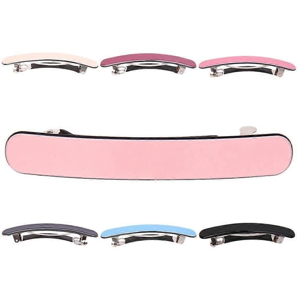 2-3pk Hårspenner Franske Hårklemmer Hårnål Hodeplagg Hårgrep Rosa Dame 2 Pcs