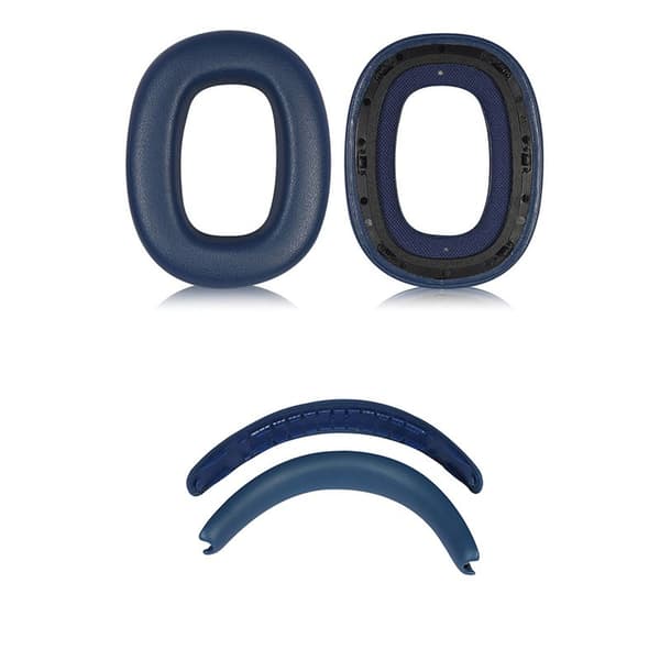 Ersättningsöronkuddar för Bowers & Wilkins Px7 S2, proteinläder, blå