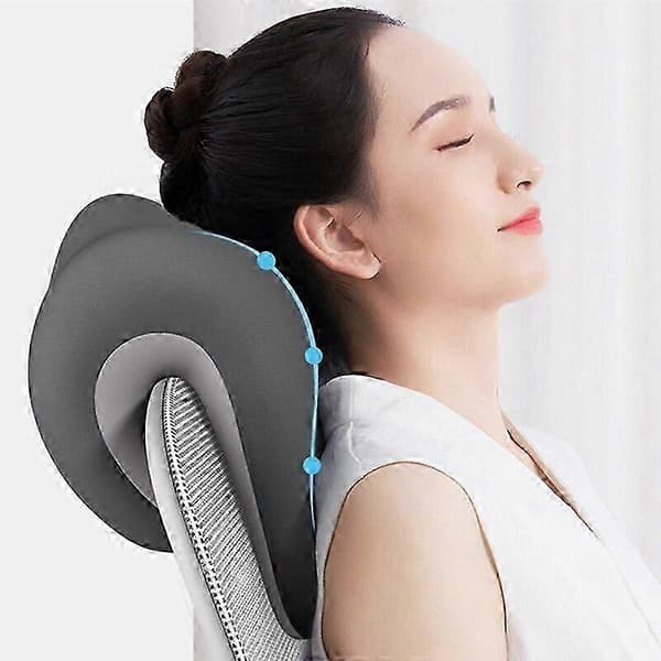 Extra fast kontorsstol nackstöd - Ergonomisk nackstödskudde Grey