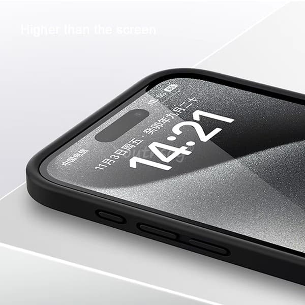 Forstærket magnetisk bilmonteringssæt med flydende silikonecover til iPhone 17e Cinnabar red