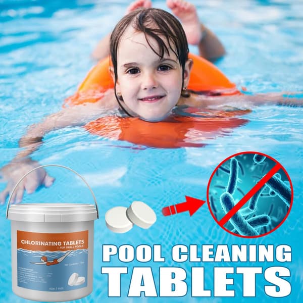 Klor tabletter til swimmingpools, boblebade og spabade, rengøring